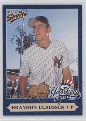 1999 Multi-Ad Sports Staten Island Yankees Brandon Claussen #6 - Image 1 of 2