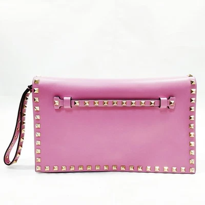 Bolso Clutch Valentino Garavani Cuero Rosa SIN TARIFA 1068337 Foto 1 de 4