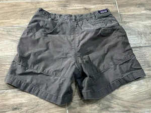 Pantalones Cortos De Colección Patagonia Stand Up 32 x 4" Tiro Alto Años 90 Denim Lona Senderismo Gorp - Imagen 1 de 5