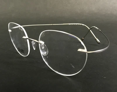 Silhouette Eyeglasses Frames 5515 CN 7110 TMA Must Coll Silver Gray 48-18-150 - Image 1 of 4
