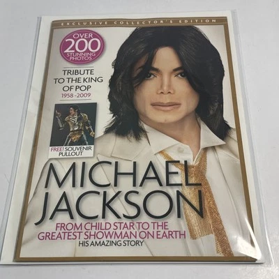 Michael Jackson Exclusive Collectors Edition Magazine 200 Photos + Full Poster - Image 1 of 4