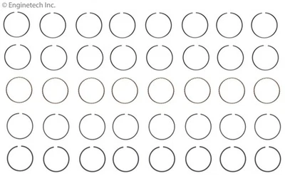 Piston Ring Set For 08-10 Ford F-250 SD F-350 SD  M98128-STD - Image 1 of 4