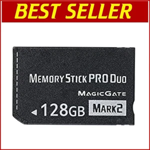 Compact 128GB Memory Card - Fast Transfer & Heavy Use for PSP and Cameras - Picture 1 of 10