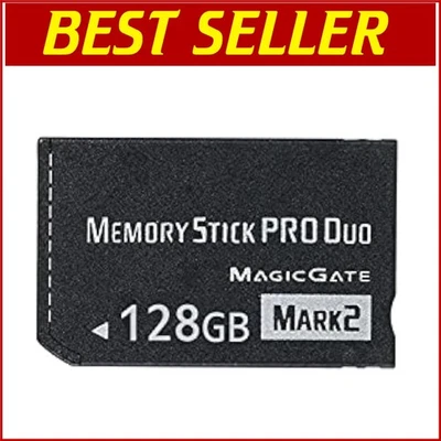 Compact 128GB Memory Card - Fast Transfer & Heavy Use for PSP and Cameras - Image 1 of 4