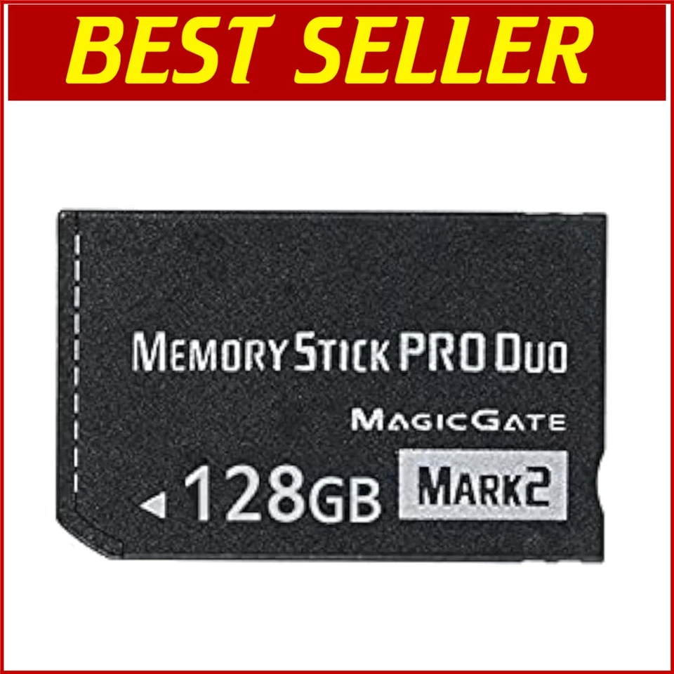 Compact 128GB Memory Card - Fast Transfer & Heavy Use for PSP and Cameras - Image 1 of 4
