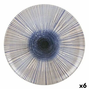 Piatto Da Pranzo La Mediterránea Irys Porcellana (6 Unità) (ø 26 Cm) - Foto 1 di 3