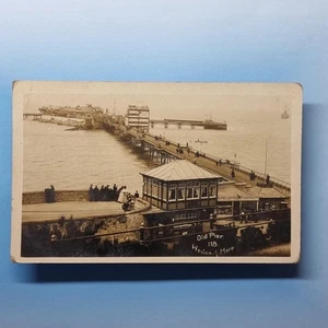 Western Super Mare Postcard C1910 Real Photo Somerset Edwardian Early Pier   - Picture 1 of 2
