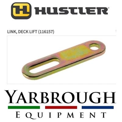 NUEVO GENUINO FABRICANTE DE EQUIPOS ORIGINALES HUSTLER & BIG DOG #116157 ENLACE DE CUBIERTA PARA RAPTOR Y ALPHA Foto 1 de 3