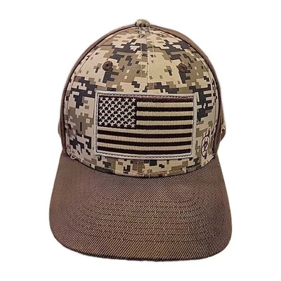 Шляпа Ariat Patriot кепка бейсболки коричневый американский флаг мужской пустыни камуфляж Western США - Изображение 1 из 4