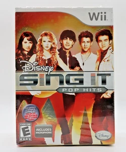 Nintendo Wii Box Set: Disney Sing It Pop Hits + Mikrofon Brandneu Sealed - Bild 1 von 2