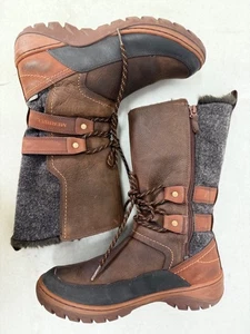 MERRELL SYLVA stivali alti asciutti terra vaso donna 8,5 pelle isolata zip laterale - Foto 1 di 7