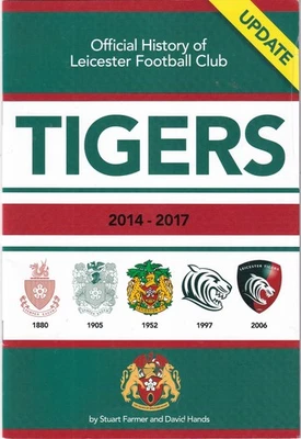 2 Leicester Tigers Programmes + Official History Handbook Update - Image 1 of 3