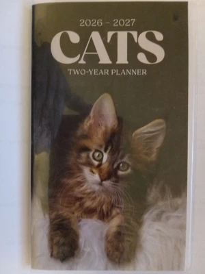 Cats, Dogs, or Butterfly Pocket Calendars 2026-2027  2-Year Pocket Planner - Image 1 of 4