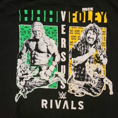 Mick Foley Triple H HHH WWE Rivals T-Shirt 4XL Cactus Jack Mankind DX NXT AEW - Image 1 of 4