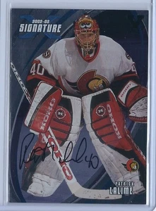 2015-2016 ITG Final Vault 02-03 Signature Series Patrick Lalime Autographed Card - Picture 1 of 2