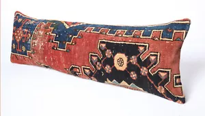 Antique Handmade lumbar pillow cover,Caucasian cushion,rug pillow,Bohemianpillow - Picture 1 of 9