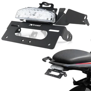 Soporte de placa ordenado trasero eliminador de guardabarros de acero apto para BMW G310R 2017-2024 - Imagen 1 de 12