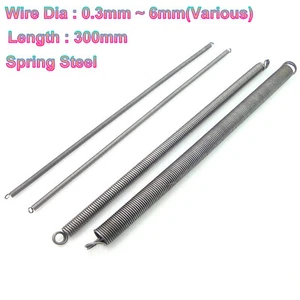 0.3-6mm Wire Dia.Expansion Extension Tension Spring Steel 300mm Expanding Spring - Picture 1 of 5