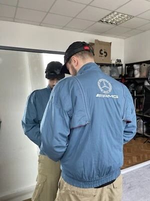 Vintage 00s MERCEDES AMG MOTORS Rare jacket - Vest Transform - Image 1 of 4