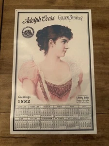 Vintage Adolph Coors Beer Golden Brewery 1995 calendar breweriana - Picture 1 of 8