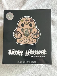 Figura de vinilo Bimtoy Tiny Ghost 2021 edición "Inked Up" de 5 pulgadas de Reis O'Brien - Imagen 1 de 6