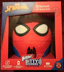Bitty Boomers Größer 8" Spider-Man Bluetooth Lautsprecher Marvel selten Sammlerstück NEU - Bild 1 von 6