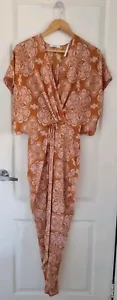Sheike Dress Size 8 Henna Maxi Party Cocktail - Picture 1 of 7