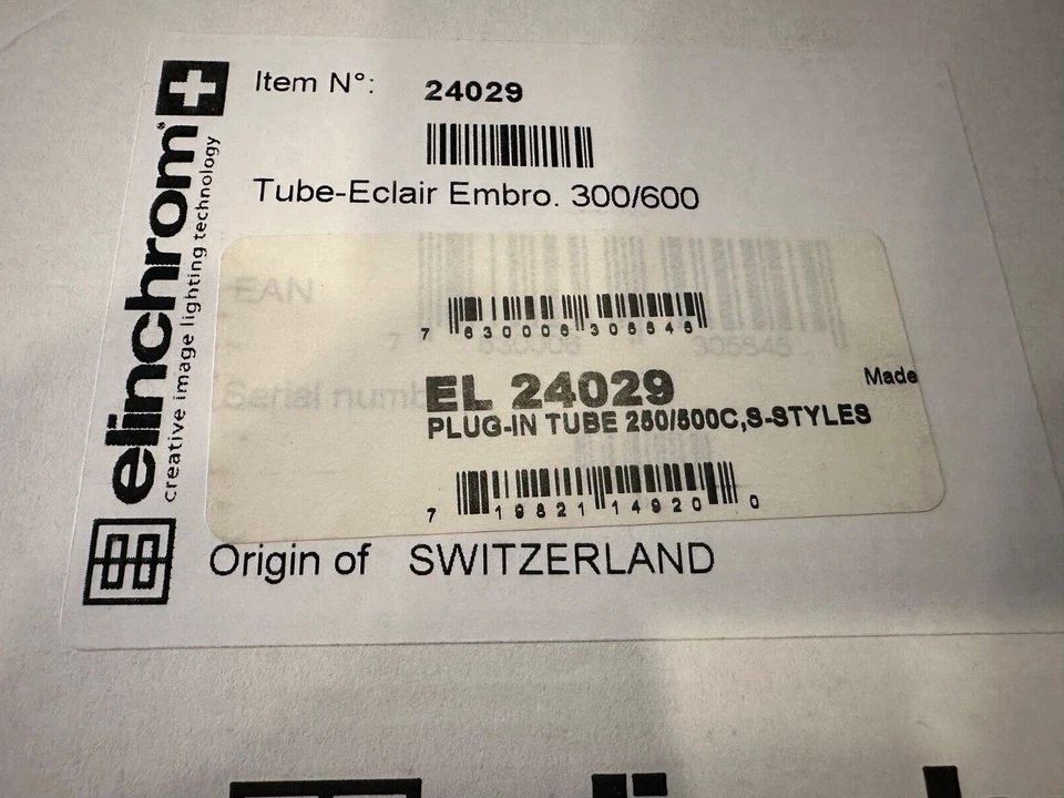 Tubo flash Elinchrom EL 24029 Foto 1 de 3
