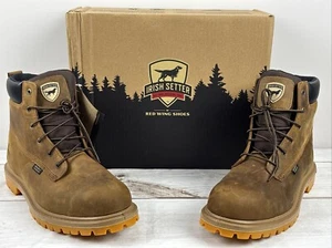 NEW! Red Wing Irish Setter Men's Sz 12D Hopkins 83614 Waterproof Boots Comp Toe - Picture 1 of 20