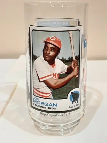 VINTAGE MCDONALD'S JOE MORGAN CINCINNATI REDS DRINKING GLASS Cover