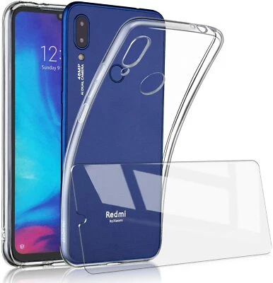 CUSTODIA COVER SLIM TPU per XIAOMI REDMI NOTE 7 + PELLICOLA VETRO TEMPERATO - Immagine 1 di 4