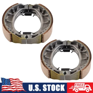 2 Sets Front Rear Brake Shoes For Honda CL70 100 Z50R NS75 CT90 110 SL100 125 - Foto 1 di 8