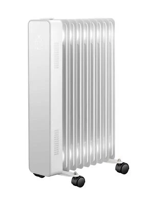 JET-LINE Ölradiator Öl Radiator Elektroheizung weiß Heizkörper 9Rippen 2000 Watt Heizung