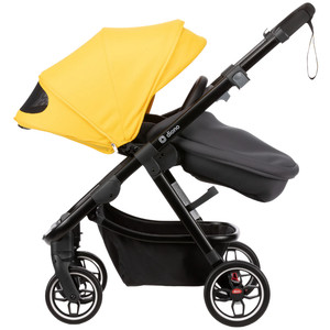 yellow stroller travel system