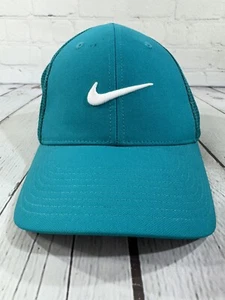 Nike Golf Hat Vapor RZN Embroidered Swoosh Flexfit Mesh Cap L/XL Teal Green - Picture 1 of 8