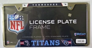 TENNESSEE TITANS METAL LICENSE PLATE FRAME FROM WINCRAFT - Picture 1 of 1