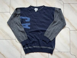 ARMANI SWEATER CHILDREN CHILD JUNIOR BLUE BLUE - Picture 1 of 6