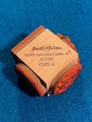 Sello de goma JudiKins North American Cube #1 1995 CS03 C - ¡es 4 en 1! Foto 1 de 4