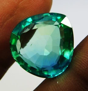 14.80 Ct Pear Shape Natural Muzo Mine Colombian Emerald Loose Gems Certified - Picture 1 of 8