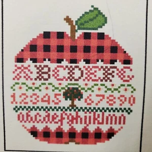 Window Garden Designs An Apple Sampler Tree The Workbasket Cross Stitch Chart - Picture 1 of 5