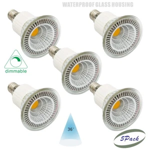 5 pack Led Spot Lamp Bulb JDR E26 5W 110V-130V Dimmable,Replace 35W Halogen Bulb - Picture 1 of 9