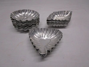 Sandbakkelse Sand Tart Molds Aluminum 18pcs 3 Designs/Shapes - Picture 1 of 8