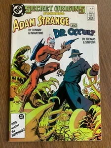 Secret Origins #17 - Adam Strange & Dr. Occult (DC agosto 1987) - Imagen 1 de 4