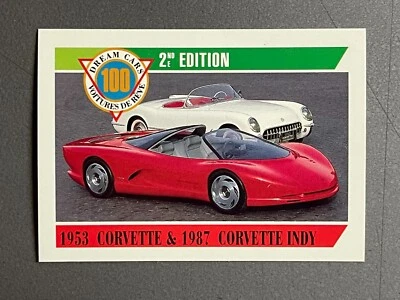 1987 Chevrolet Corvette Indy Traum Auto 2nd Edition Sammelkarte Selten #94 - Bild 1 von 2