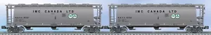 Lionel IMC Canada 3-Bay Cylindrical Hopper 2-Pack, 6-21888, Std. O, 2006, C-10 - Picture 1 of 7