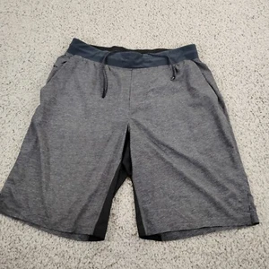 Lululemon Shorts Mens Large Gray Gym Draw String Performance T.H.E. Unlined 11" - Picture 1 of 11