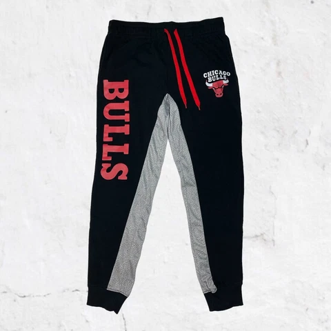 Mens NBA U Chicago Bulls Basketball Joggers Sweat Pants Size XL Cover