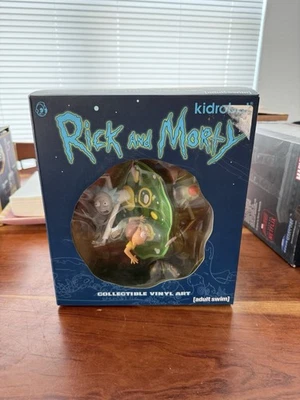 Arte en vinilo coleccionable de Rick and Morty por Kidrobot adulto natación tema candente exclusivo  Foto 1 de 4