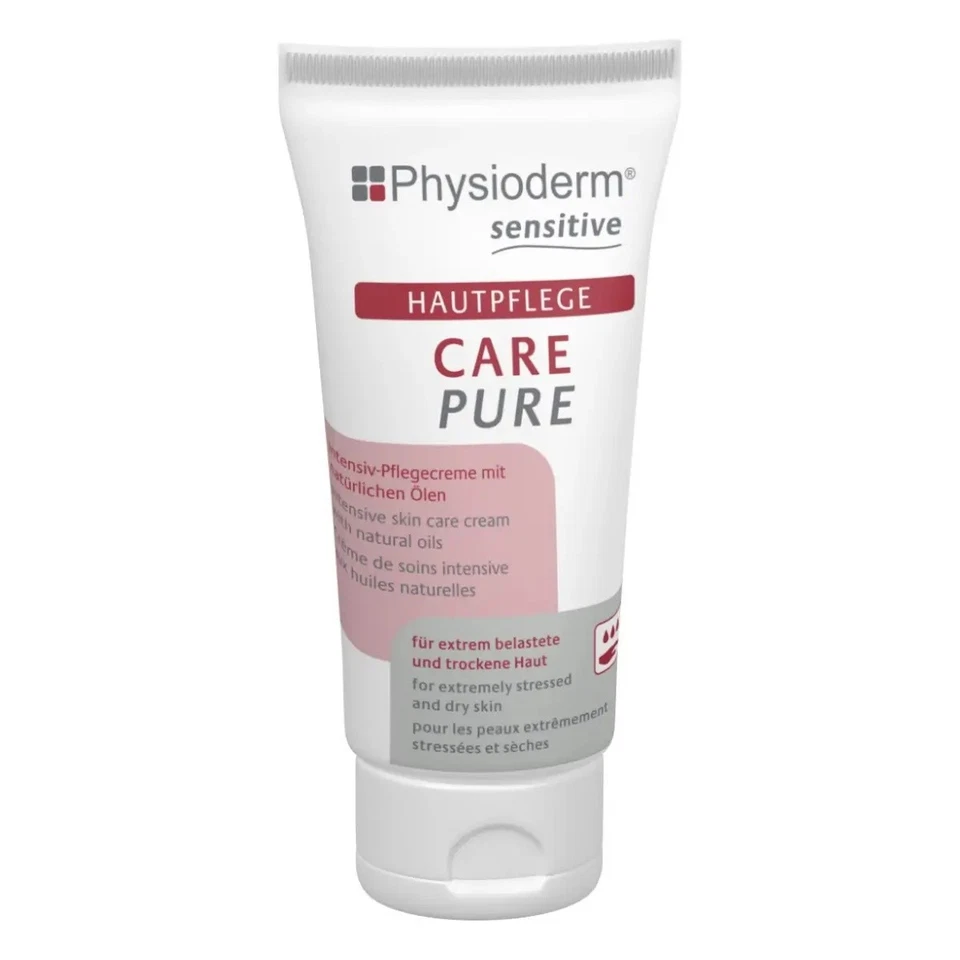 PHYSIODERM CARE PURE Hautpflegecreme 50-ml-Tube Handcreme Pflegecreme Creme