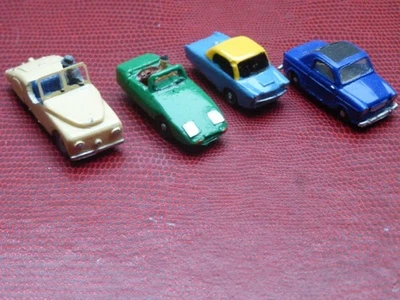 Modellautos 1/87 H0 Kleinwagen alt selten Plastik Resin Eisenbahn - Bild 1 von 3